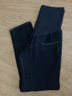 無印良品　マタニティ スリムストレートパンツ デニム　M ストレッチ