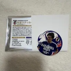 サッカー日本代表 中村敬斗丸型ステッカー