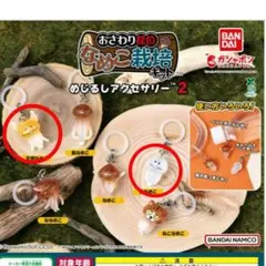 なめこ栽培キット　めじるしアクセサリー2　天使なめこ　白なめこ