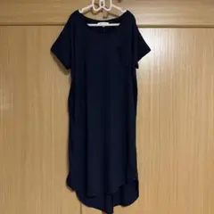 未使用AMERICAN HOLICポケットデザインカットソーワンピースFネイビー