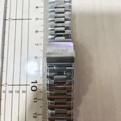 SEIKO純正品 ステンレス製 ラグ20mm フルコマ 弓カン ピン付 美品