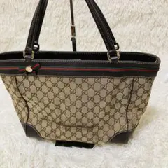 豆*丸様 【中古】 GUCCI グッチ トートバッグ プリンシー リボン シェリ 豆*丸様 【中古】 GUCCI グッチ トートバッグ プリンシー リボン