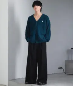 シャギーニットミックスカーディガン SINSS 新品未使用