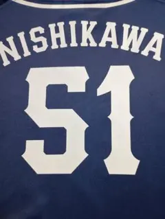 西武ライオンズ ハントブルー ユニフォーム 62滝澤夏央選手 Lサイズ