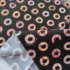 ★セール★　オックス布地　KOKKA ドーナツやさん　[110cm×1メートル]
