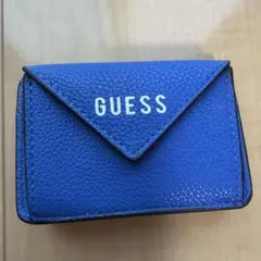 GUESS 三つ折り財布 ブルーのサムネイル