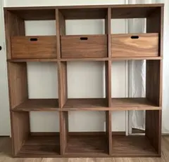 無印良品　スタッキングシェルフ　3段×3段のサムネイル