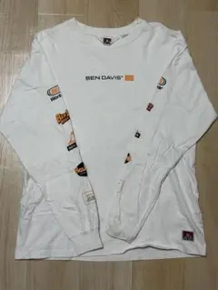 BEN DAVIS ロングスリーブTシャツ L ホワイト