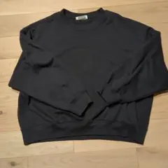 H&M　ブラックトレーナー XLサイズ