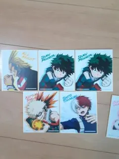 ヒロアカ　一番くじ　ミニ色紙