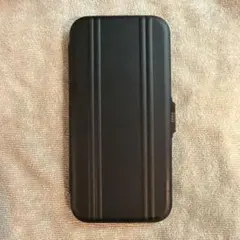ZERO HALLIBURTON iPhone16ProMaxケース 手帳型 黒