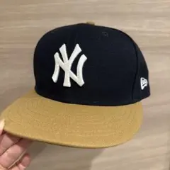 9FIFTY ニューヨーク・ヤンキース ネイビー × ホワイト ウィートバイザー