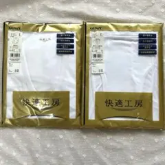 未使用品グンゼ 快適工房 最高品質ライン 長袖U首　長ズボン下　L