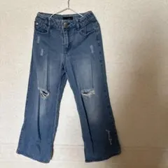 ぶんぶんちゃん様専用♡JENNI love デニムフレアパンツ 130 ダメージ