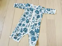 PETIT BATEAU フラワーパターンロンパース 67cm