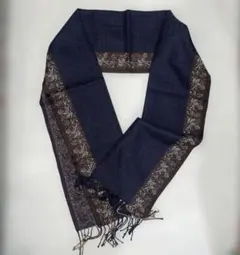 MR-667A KENZO PARIS ストール 千鳥格子 フリンジ　ウールのサムネイル