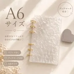 アクリルバインダー 単品 saving 貯金 A6 バインダー貯金 家計簿 人気