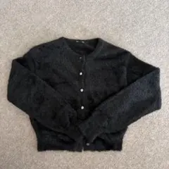 GU ブラック 長袖カーディガン