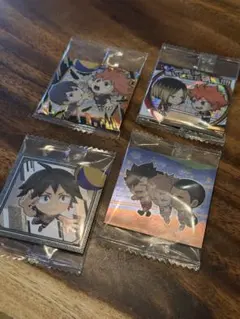 【匿名配送】【バラ売り可】ハイキュー シールウエハース　4枚セット