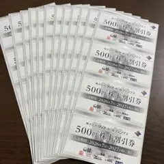 ヴィア•ホールディングス株主優待券 500円✖︎48枚のサムネイル
