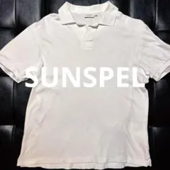 m*h様 【SUNSPEL】サンスペル スキッパー ポロシャツ 白 L コットンのサムネイル