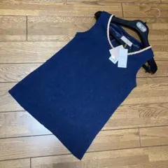 新品3675円タグ付き　セシルマクビー　ノースリーブ総レーストップスプルオーバー