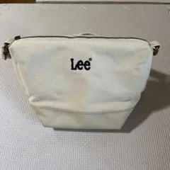 Lee キャンバスショルダーバッグ ホワイト
