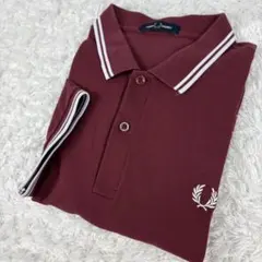 フレッドペリー M2 ポロシャツ 36 S 半袖 鹿の子 ライトブルー