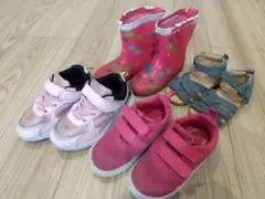 4足セット キッズシューズ 子供 スニーカーのサムネイル