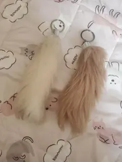 しっぽ　キーホルダー　チャーム