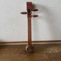 三味線本体 木製 3弦 和柄装飾　ジャンク 三味線本体 木製 3弦 和柄装飾 ジャンク 三味線 本体 木製 三弦