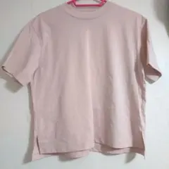 【中古】ユニクロ　エアリズムコットンT 半袖　ピンクL