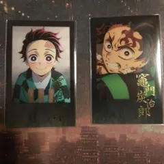 竈門炭治郎 お楽しみくじ 箔押しチェキ風ブロマイド