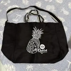 Whole Foods パイナップル トートバッグ ブラック