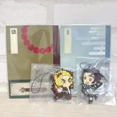 《新品》鬼滅の刃　一番くじ　炭治郎　煉獄　悲鳴嶼　無一郎　キーホルダー&ノート