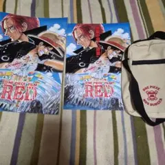 ONE PIECE FILM RED ポスター＆モスバーガーコラボバッグ
