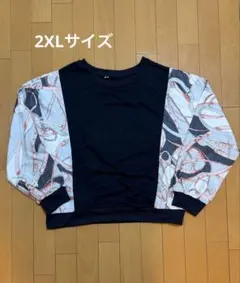 スカーフ柄 Tシャツ