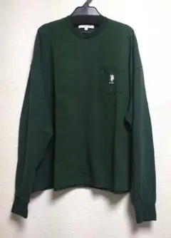 U.S. POLO ASSN. ダークグリーン 長袖カットソー Lサイズ