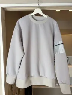 エストネーションOneGravityダブルニットライトグレー スウェットXL