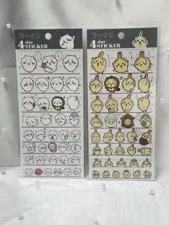 【新品未使用】ちいかわ 4サイズステッカー　ハチワレ　うさぎ