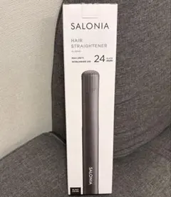 SALONIA ダブルイオン ストレートアイロン ブラック
