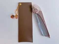 1点限り特別価格！ReFaハートコームケース フェイクレザー チャーム付き