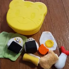 値下げ！こどもチャレンジフェルトおままごとお弁当セット☆