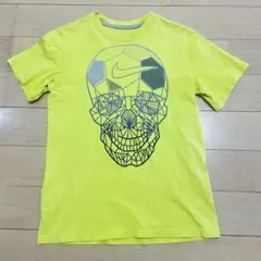 ナイキ　スカルTシャツ　M イエロー