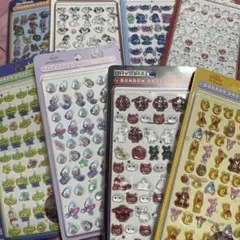 ディズニー ボンドロなど立体シール 8枚セットのサムネイル