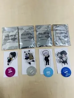 【新品未使用】呪術廻戦 イオンアクリルスタンド 五条悟 乙骨 まき パンダ 4つ