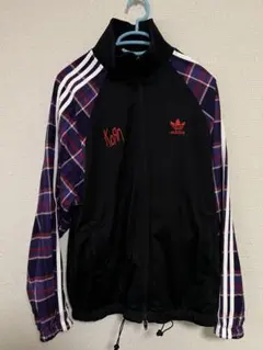 adidas KORN TRACK TOP BLACK【XS】