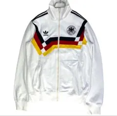 希少　ビンテージ　アディダス 70s 復刻 ドイツ代表 トラックジャケット 超希少 ビッグサイズ 70s〜80s adidas 西ドイツ製 ガイコツジャージ