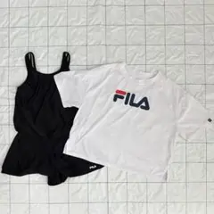 FILA 水着　ワンピース　155cmくらい　黒色