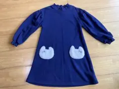 裏起毛　ワンピース　サイズ130